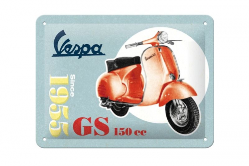 Blechschild "Vespa 150 GS" - 20 x 15cm